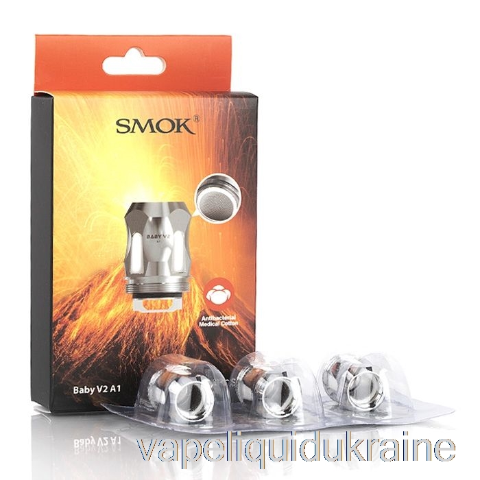 Vape Ukraine SMOK TFV8 Baby V2 Replacement Coils 0.17ohm Baby V2 A1 Single Coils (SS)